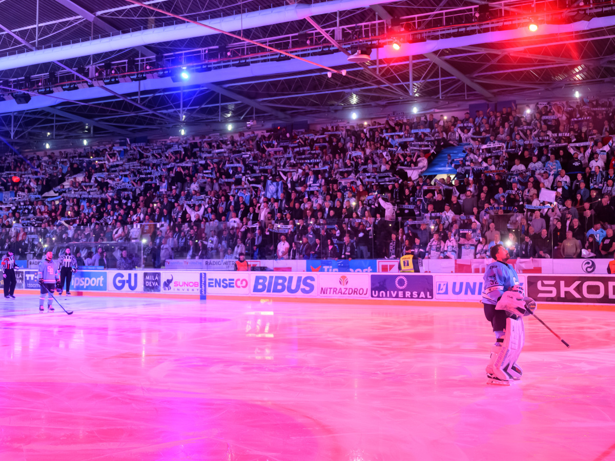 SR hokej TL finále play off prvý zápas Nitra Slovan NRX