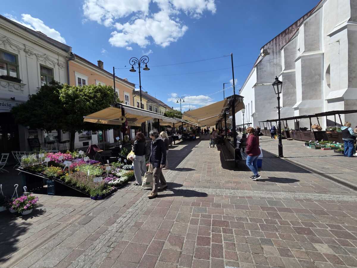 Trhovisko Dominikanske namestie Kosice  1 