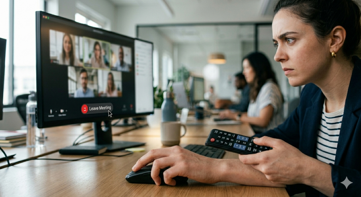 4. Miesto: „Mám ďalší call, musím končiť.“