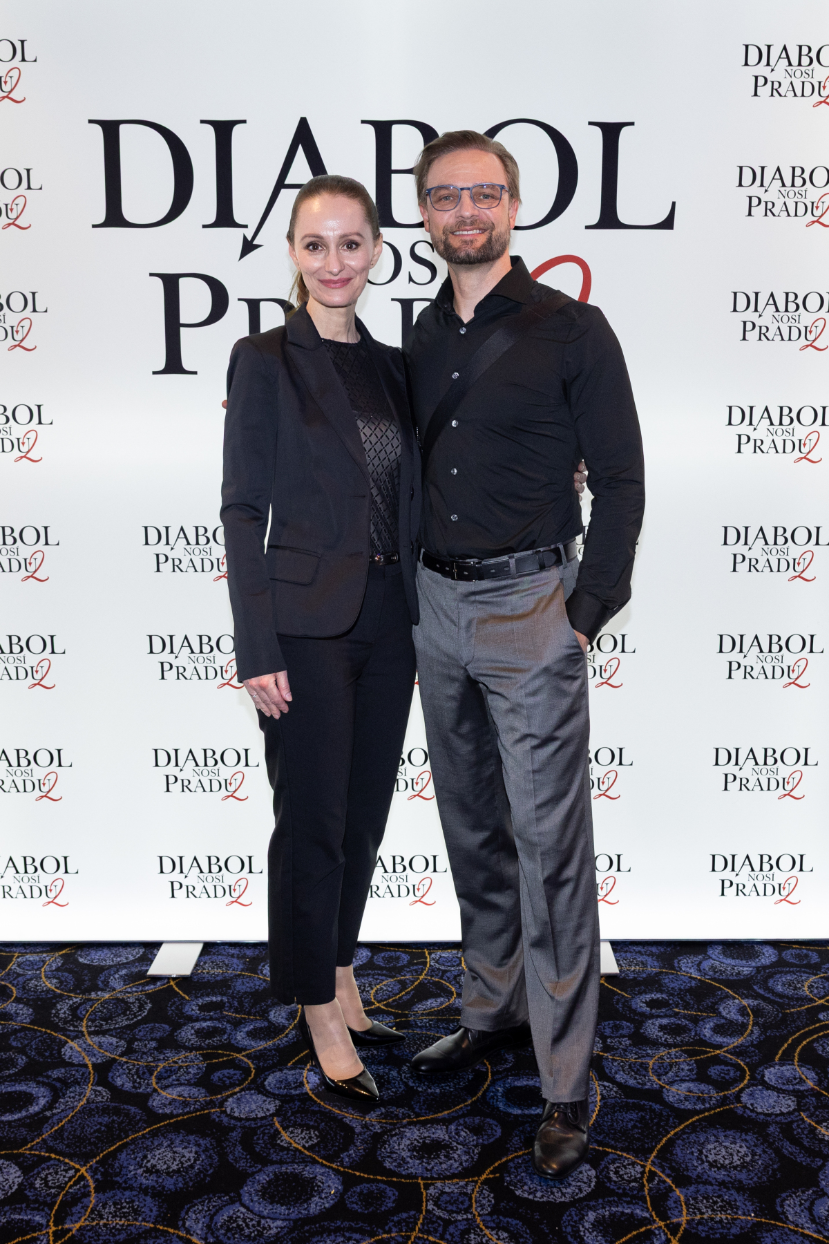 Herec Přemysl Boublík a jeho manželka Karin Olasová. 
