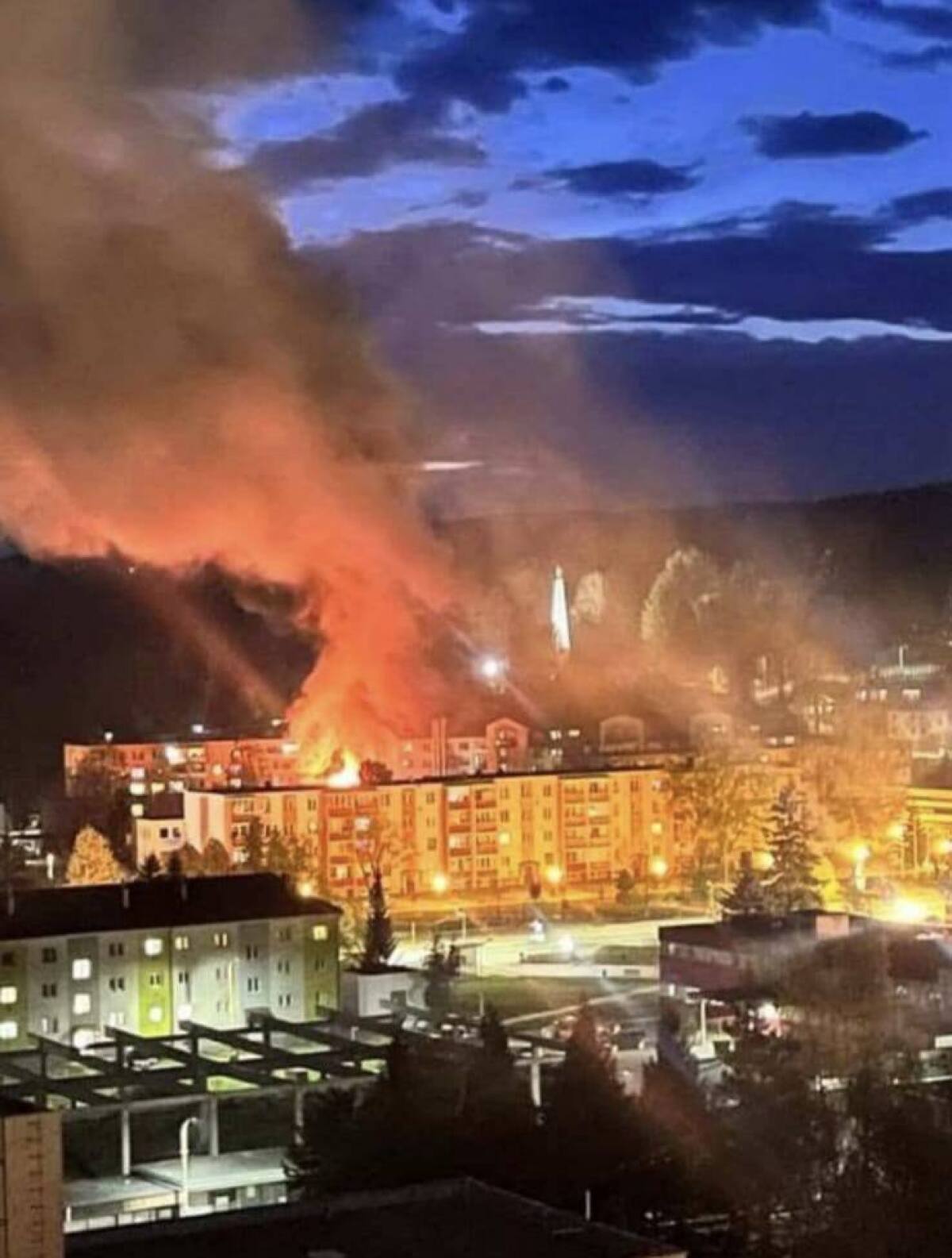 požiar svidnik