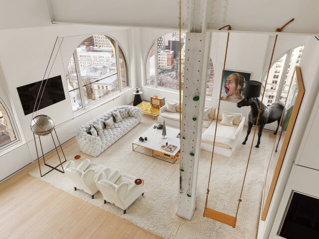 Penthouse Sky House je zariadený dizajnérsky a prepychovo.